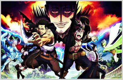 Yami Sukehiro, Noelle Silva and Asta Laminated Poster 12x18 inch Paper Print