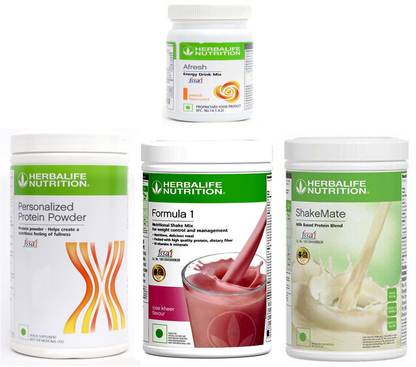 Herbalife Nutrition FORMULA1 SHAKE ROSEKHEER+PROTIEN POWDER 400g +AFRESH PEACH+ SHAKEMATE VANILLA Protein Shake
