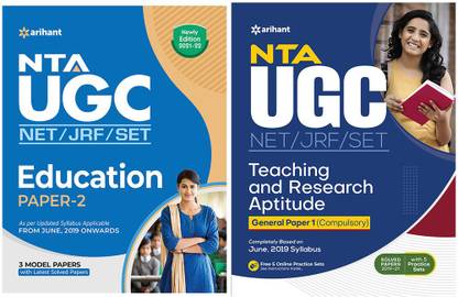 Combo Pack : Arihant NTA UGC NET / JRF / SET Teaching & Research Aptitude (Paper 1 & Paper 2) (Solved Papers) (Set Of 2 Books)