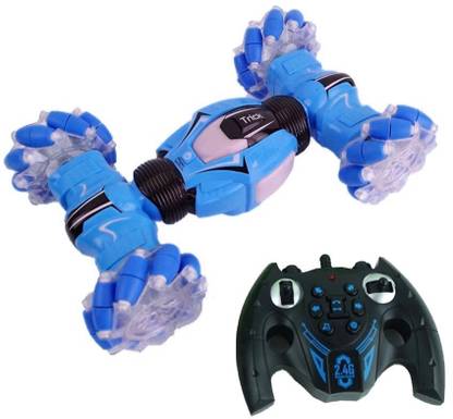 Radha Kripa Gesture Sensing Stunt Remote Control car Toy 360°Twisting Off-Road All-Terrain Vehicle with Lights & Music Traverse Crab Dancing Stunt Car Rechargeable 4WD Gesture Controlled