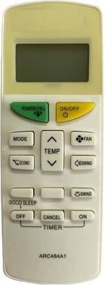 SHIELDGUARD AC Remote Control 132C Compatible for AC (White) Daikin Remote Controller