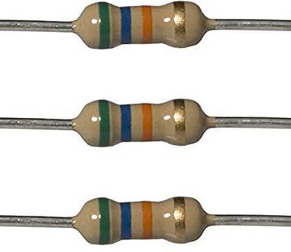 gobagee 56K ohm 1/4w 5% resistor, Set of 20 resistance Carbon Film Resistor Fixed Resistor