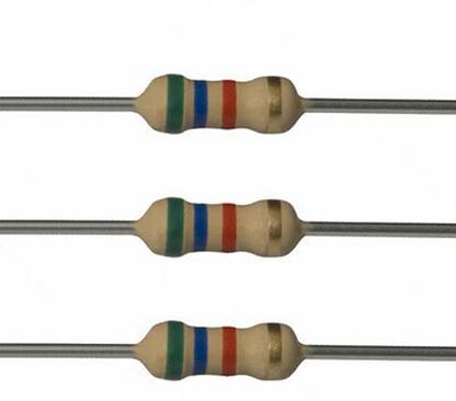 gobagee 5K6 ohm 1/4w 5% resistor, Set of 20 resistance 5.6k ohms Carbon Film Resistor Fixed Resistor