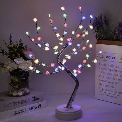NISCO 60 LEDs 0.51 m Multicolor Steady Flower Rice Lights