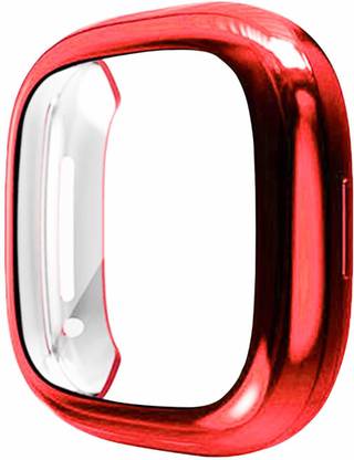 IPAKY Screen Guard for Fitbit Versa 3/Fitbit Sense Soft Case Cover Front Protection (Flexible|Silicone)