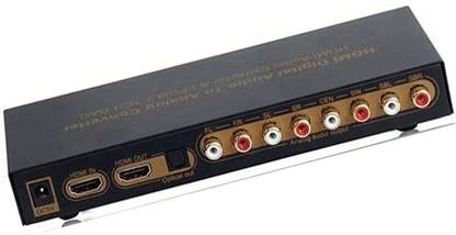 dhruvga 4K HDMI Audio Extractor to HDMI 7.1 Audio Converter(DHV-CVT-0073) Media Streaming Device