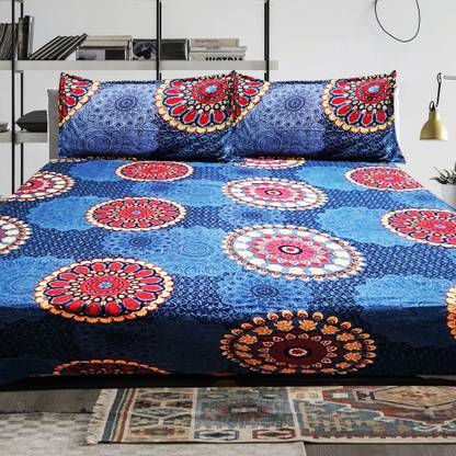 150 TC Microfiber Double Printed Bedsheet