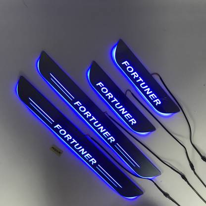 Goodzup led scuff plate of toyota fortuner Door Sill Plate