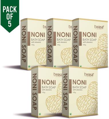 Twasa Noni Bathing Soap Bar for Anti-inflammatory, Anti-Oxidant & Anti-bacterial