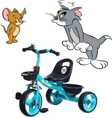 KIWI COOL Tom & Jerry Super-Duper Cool Tricycle for your Toddler,40KG Weight Capacity KC_TRICYCLE_165_BLUE Tricycle