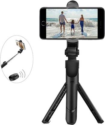 Wanzhow Extendable Bluetooth Selfie Stick Tripod Phone Stand Lightweight All Smartphone Monopod