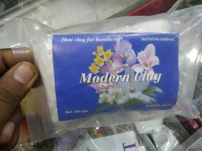 Promi Thai Clay for Art and Craft Artificial for Home Décor White 800g Art Clay