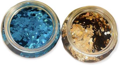 RSVP CREATIONS RESIN CHUNKS ( PACK 0F 2 ) BLUE GOLDEN EACH 10G