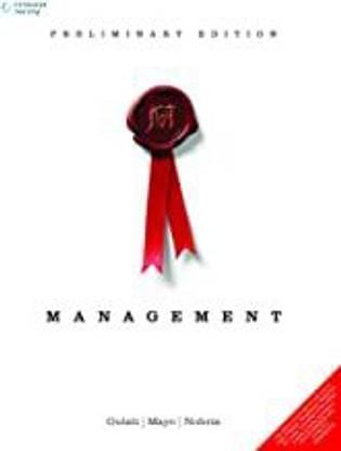 Management, Preliminary 1st  Edition