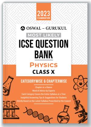 Oswalgurukul Physics Most Likely Question Bank  - Categorywise & Chapterwise Topics, Latest Syllabus Pattern and Solved Papers