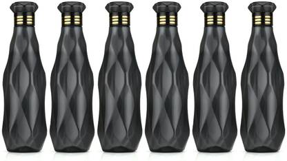 NATTU New Plastic Water Bottles, Set of 06 Bottle (1, Liter) 1000 ml Water Bottles