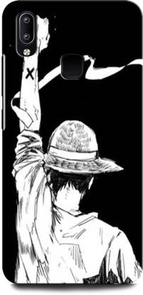 INTELLIZE Back Cover for VIVO V9 LUFFY ONE PIECE, LUFFY, ANIME, MONKEY D LUFFY, CARTOON