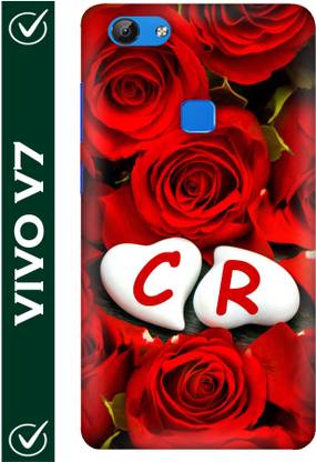 FULLYIDEA Back Cover for VIVO V7, VIVO V7, VIVO V7, Vivo 1718, Letter C, Alphabet C, Name C, Letter C Wit