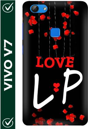 FULLYIDEA Back Cover for VIVO V7, VIVO V7, VIVO V7, Vivo 1718, Letter L, Alphabet L, Name L, Letter L Wit