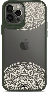 DailyObjects Off White Mandala Green Hybrid Clear Back Cover for APPLE iPhone 12