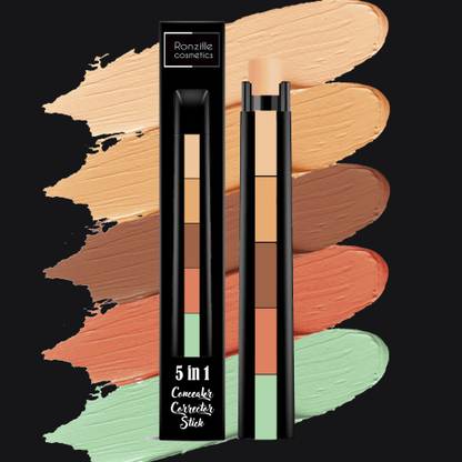 RONZILLE High Definition Concealer corrector stick 5 in1 Contour Medium Skin Concealer