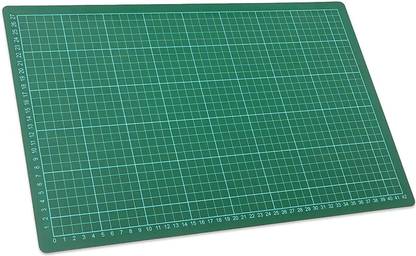 BM RETAIL A2 Self Healing PVC Cutting Mat, Double Sided, Gridded Rotary Cutting Board Cutting Mat