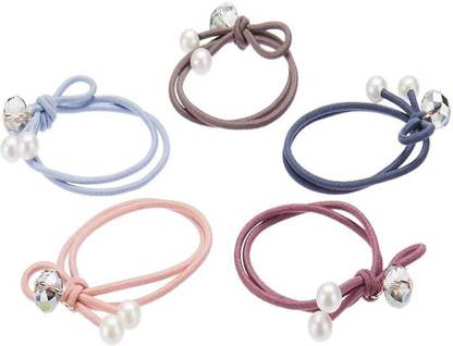 beautyitem Rubber Bands with Knots PACK of 05 Rubber Band Rubber Band