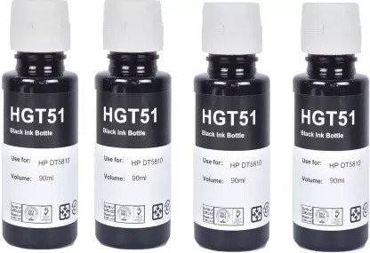 IMPRINTE GT51/GT53 Compatible ink for HP INKJET PRINTER Black - Twin Pack Ink Bottle