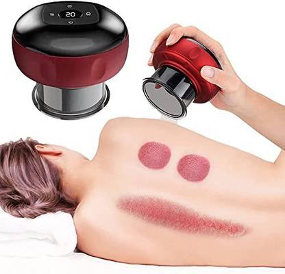 R A Products Cupping Therapy Electric Machine Cupping Therapy Massager With Red Light Therapy Hijama Vacuum Cup Massager
