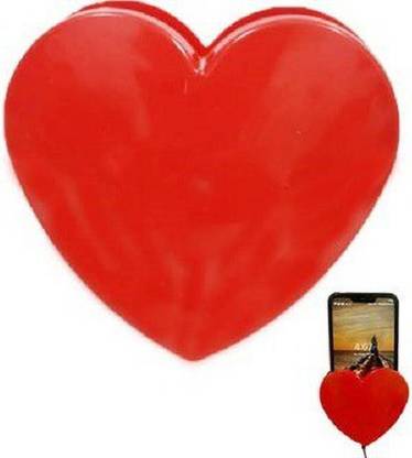 TECHGEAR Heart Shape Wall Mounted Phone Holder Mobile wall Stand For Charging Wall Mount Mobile Holder