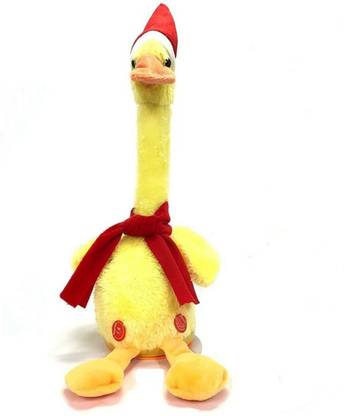 LIBRA Dancing Duck Toy, Talking Repeat Singing Sunny Duck Toy for Baby + Record Your Sound, Sing+Repeat+Dancing+Recording