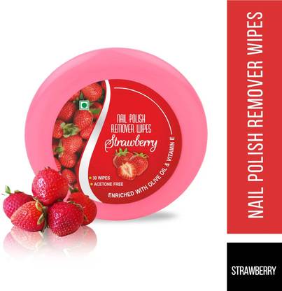 tanvi27 Nail Polish Remover With Vitamin E & Olive Oil And Goodness Of Strawberry
