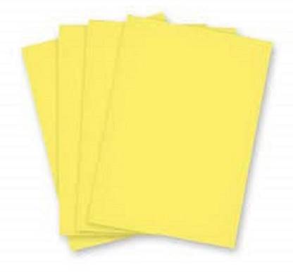 Eclet A3 Color yellow Paper (50 Sheets) 180 GSM (Yellow) A3 180 gsm Coloured Paper