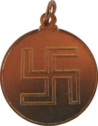 SUBHASHINI Good Well Auspicious Swastik Copper Pendant Kavach Locket Copper