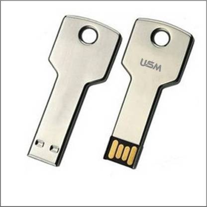 USM Key shape pendrive 16 GB Pen Drive Compatible with Desktop Computer, Laptop, Mobile Lightning Metal Case