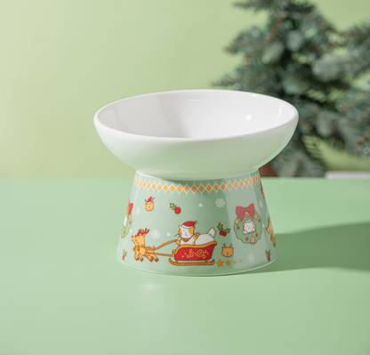 KUTKUT Ceramic Pet Bowl