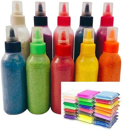 DesiDecor Pack of 20 Rangoli Powder
