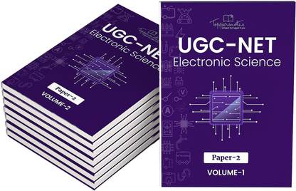 UGC-NET Paper 2 Electronics Study Material In English Exam Books -Set Of 8