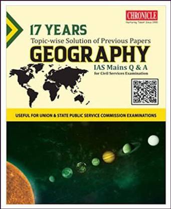 Geography Optional Topic Wise Previous Solved Question Paper By Chronicle Books Edition 2022 English Medium