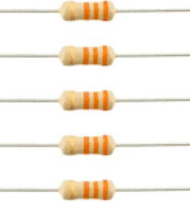 jivith 33K Resistor (100NOS) Fixed Resistor