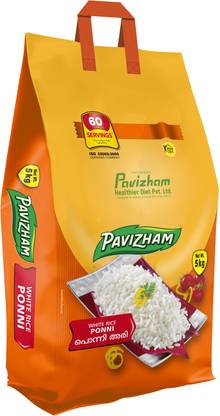 Pavizham white ponni Sorted Rice Ponni Rice (Long Grain, Polished)