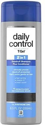 T/gel Daily Control 2-in-1 Anti-Dandruff Shampoo Plus Conditioner 8.5 fl. oz 250ml