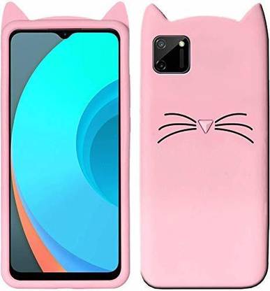 WoodForest Back Cover for Oppo A15 Special Meow Mustache Cat Hello Kitty Latest Cartoon Design