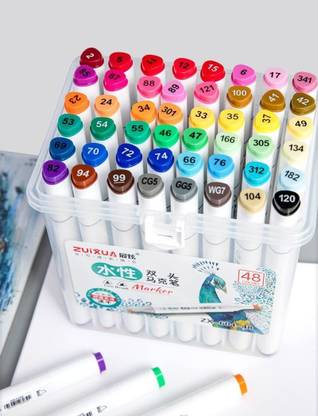 kizzo 48 pc marker/ sketch pen set