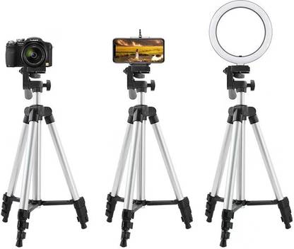 Evaton 3 Feet Tripod Stand Fit With Mobile & Camera For Reels ,TikTok Tripod