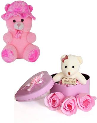 Artificial Flower Gift Set