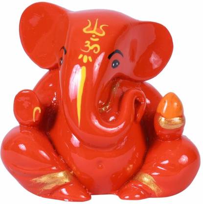 Ruchi Jain Marble Ganesh Murti Decorative Showpiece  -  3 cm