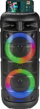 Zoook Twin Pro Blaster/Bluetooth Speaker/Karaoke/RGB/Dual 4"drivers/USB/TF/AUX/TWS 34 W Bluetooth Party Speaker
