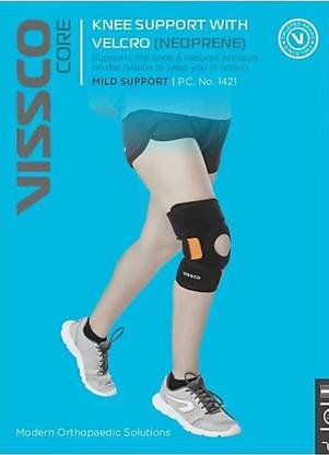 VISSCO KNEE SUPPORT WITH VELCRO XL 1421 Knee Support