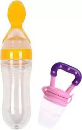 QTYPIY Bottle Feeder & Food Fruit Pacifier/Nibbler/Soother for Babies/Kids Feeder